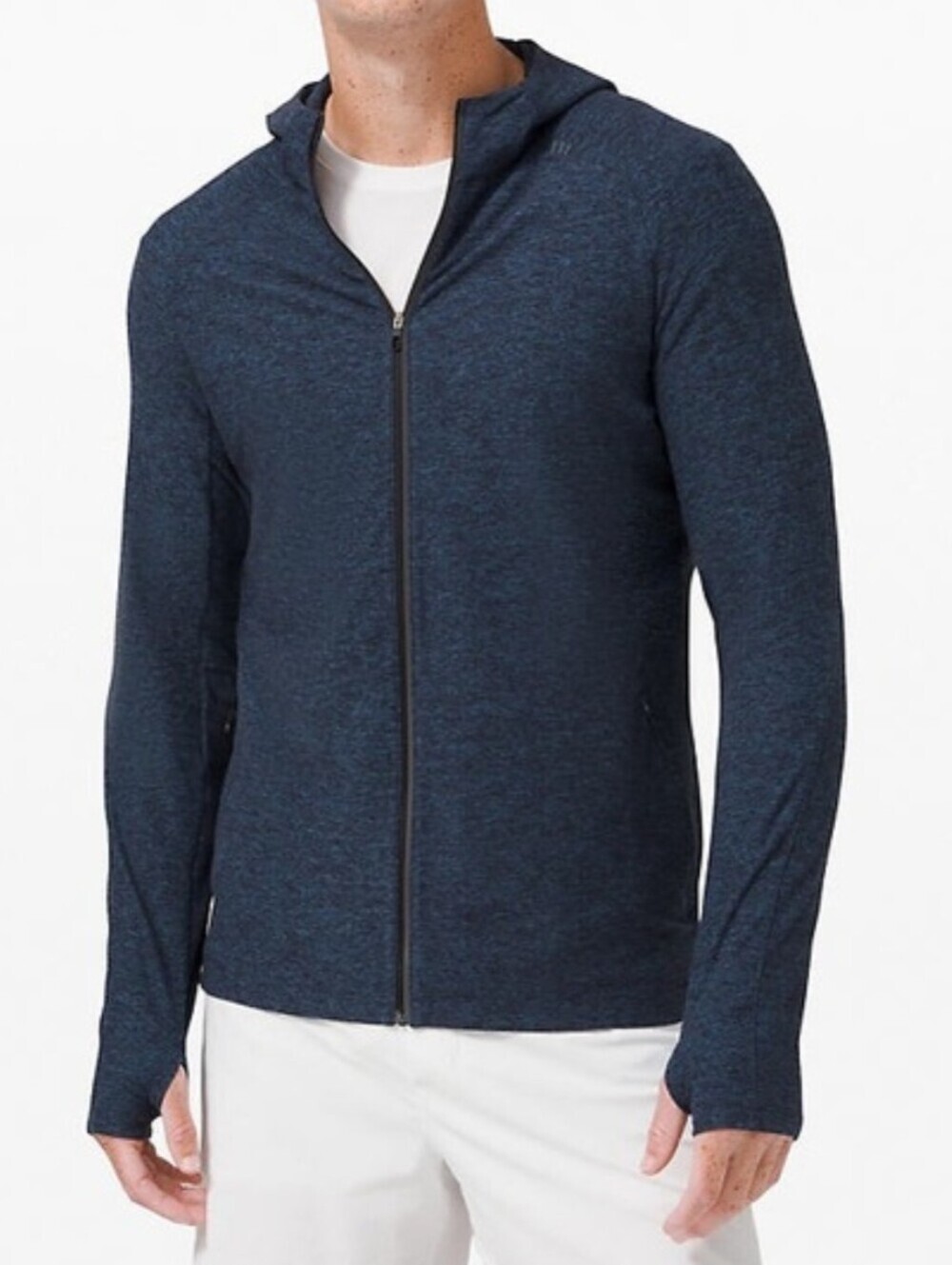 Lululemon Surge Warm Hoodie Size XL in Heathered True Navy M4669S Performance